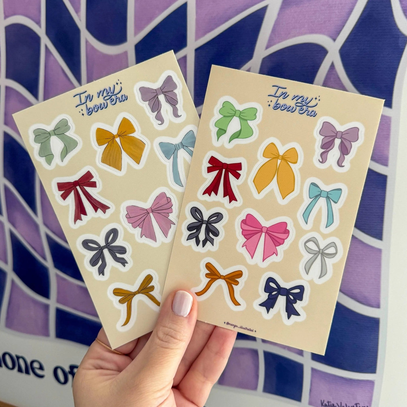 Eras Bows sticker sheet - MangoIllustrated - Sticker