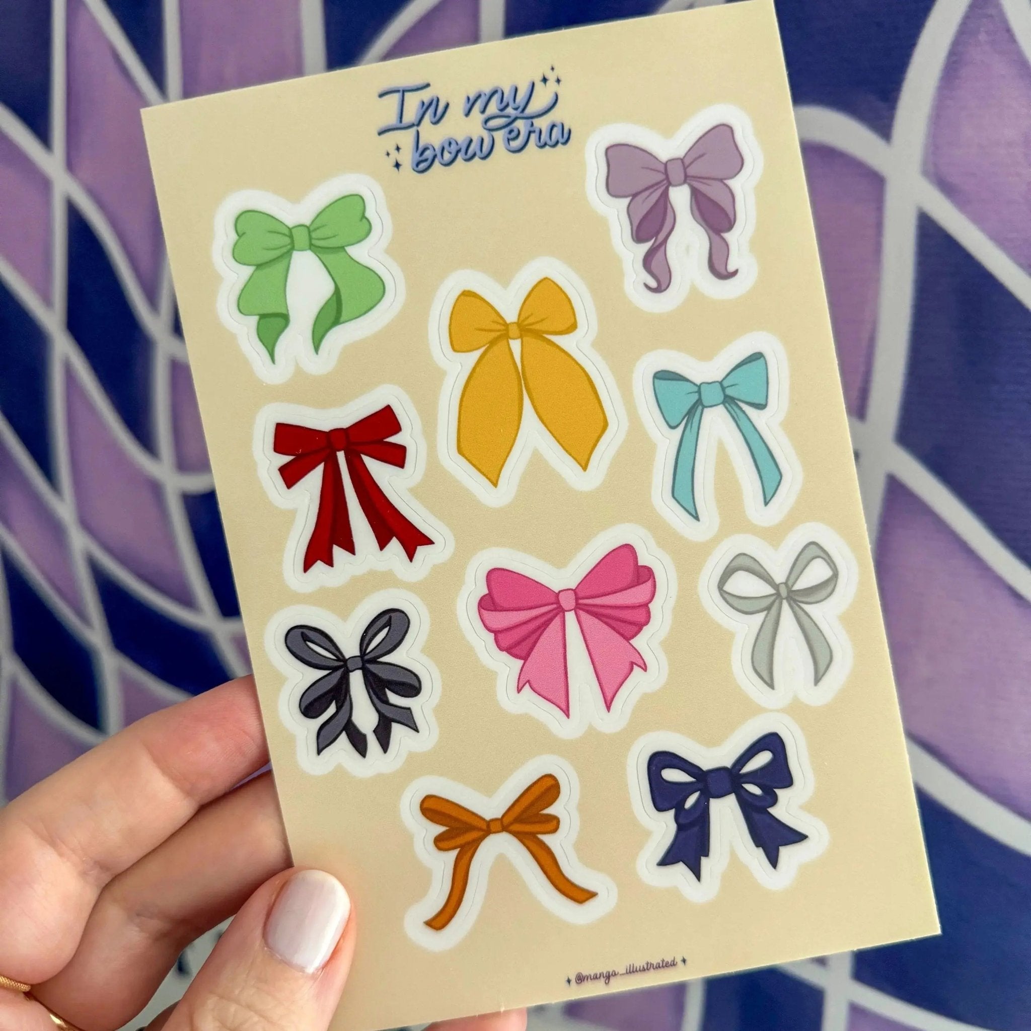 Eras Bows sticker sheet - MangoIllustrated - Sticker