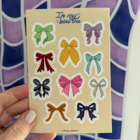 Eras Bows sticker sheet - MangoIllustrated - Sticker