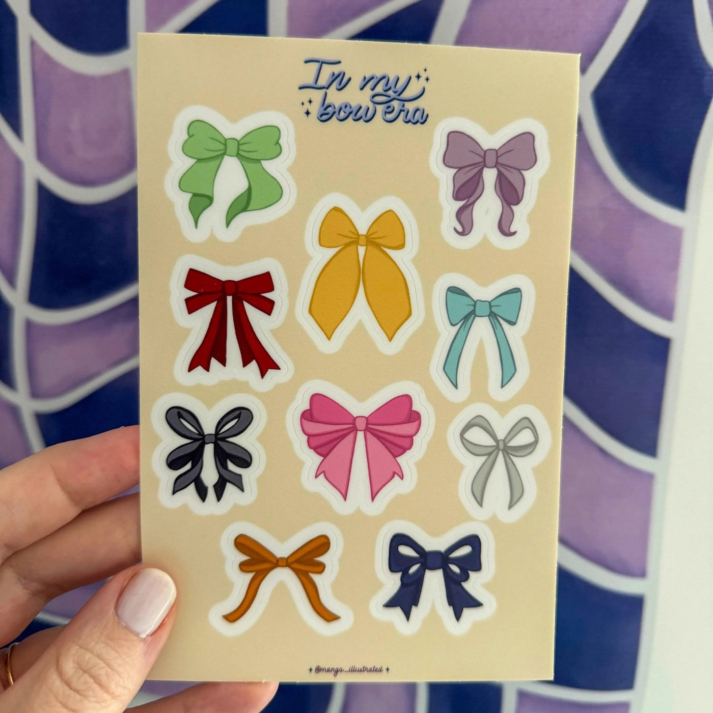 Eras Bows sticker sheet - MangoIllustrated - Sticker