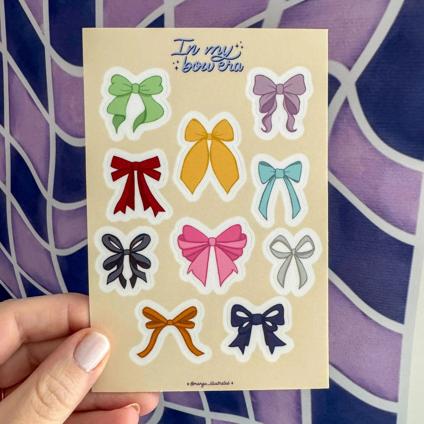 Eras Bows sticker sheet - MangoIllustrated - Sticker