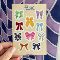 Eras Bows sticker sheet - MangoIllustrated - Sticker