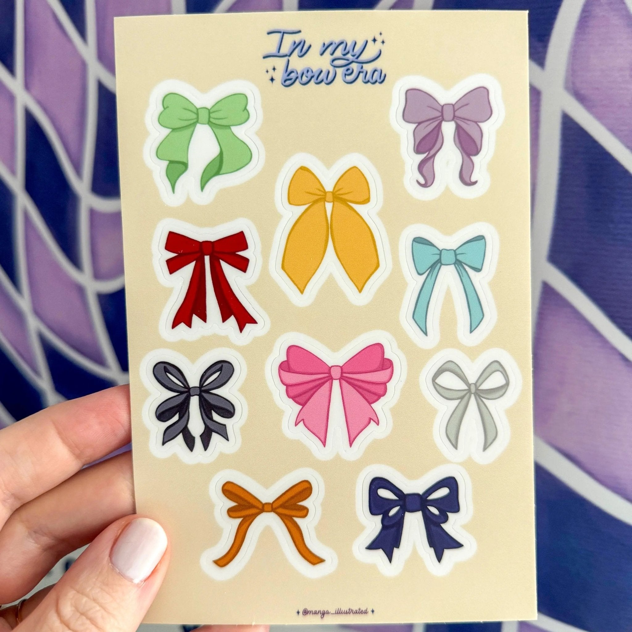 Eras Bows sticker sheet - MangoIllustrated - Sticker