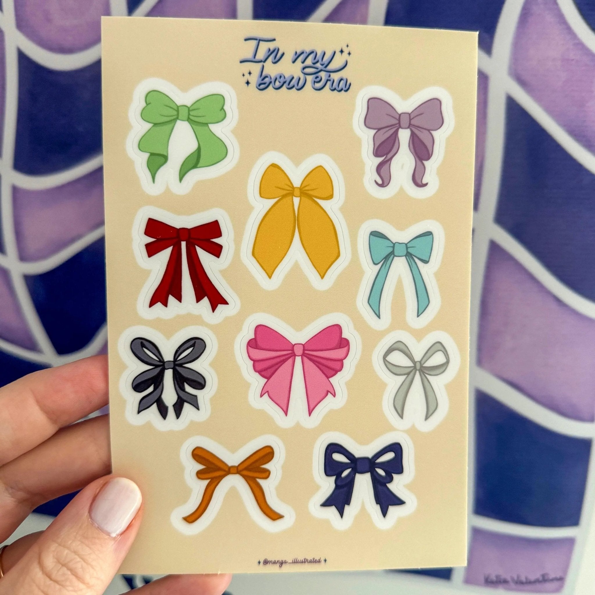 Eras Bows sticker sheet - MangoIllustrated - Sticker