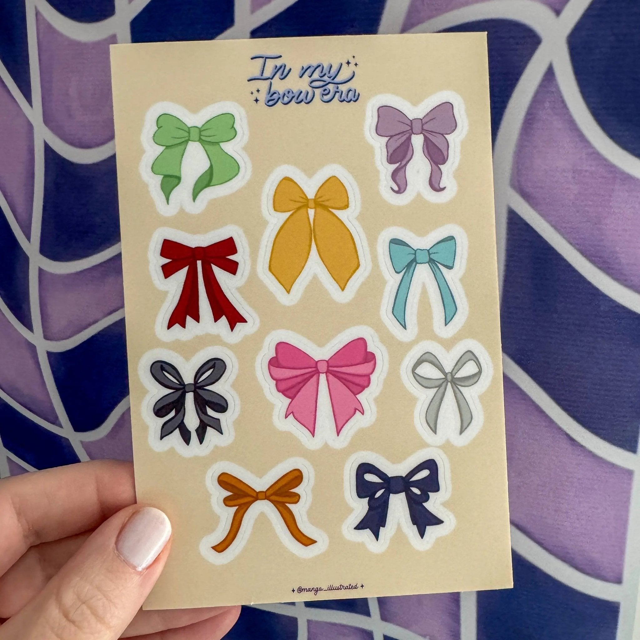 Eras Bows sticker sheet - MangoIllustrated - Sticker