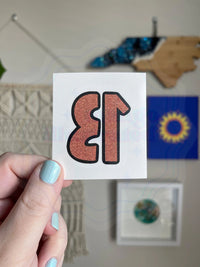 ERAS TOUR 13 temporary tattoo - MangoIllustrated - Sticker