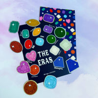 Eras Tour Gems sparkle sticker set with mini art print - MangoIllustrated - Sticker