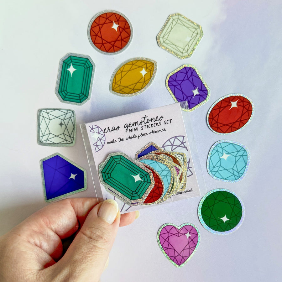 Eras Tour Gems sticker set - MangoIllustrated - Sticker