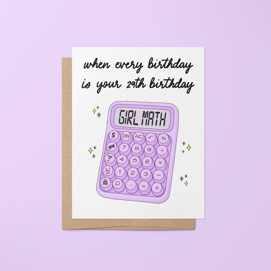 Every birthday is your 29th birthday card - MangoIllustrated - Greeting Cards