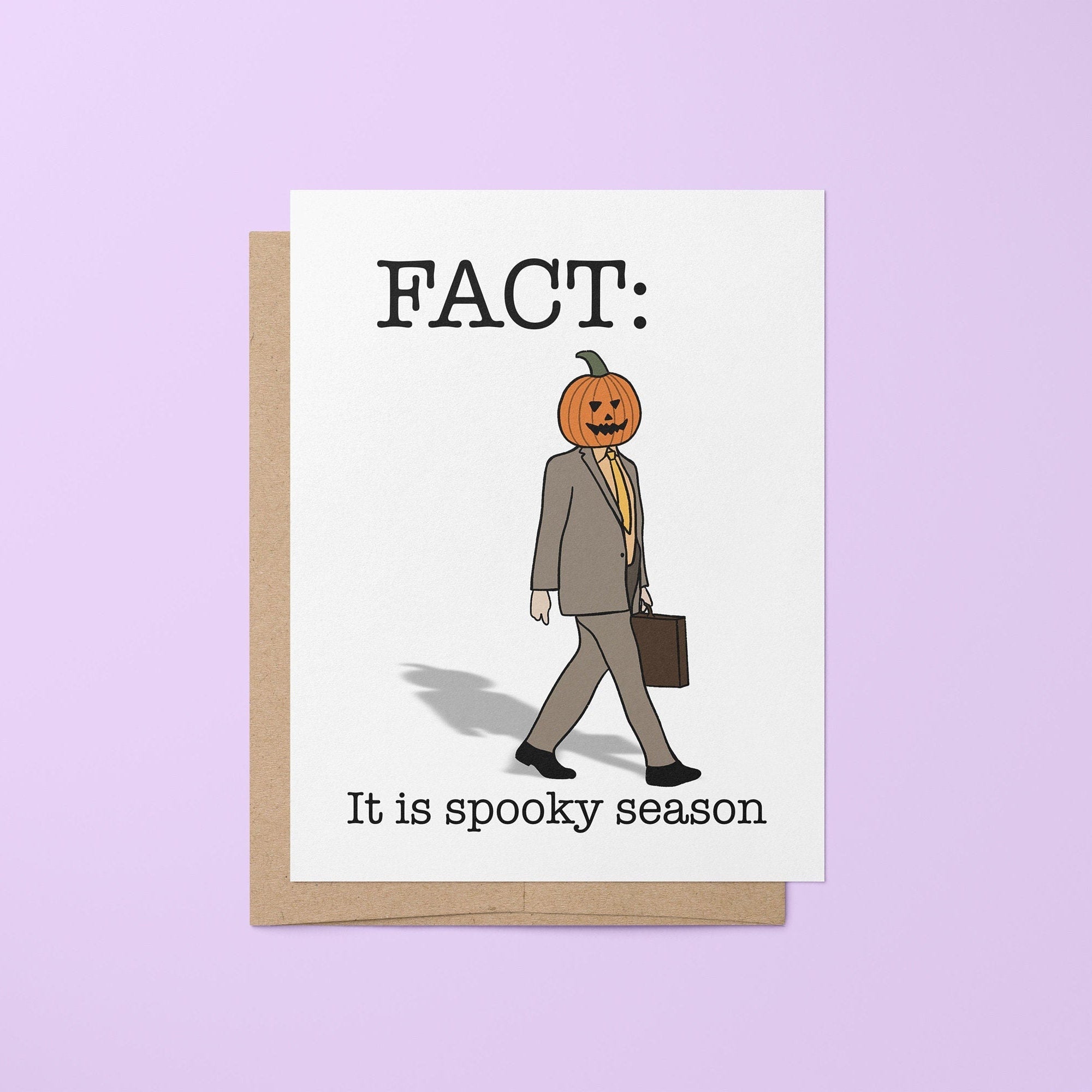 FACT it is Spooky Season - MangoIllustrated - Greeting Cards