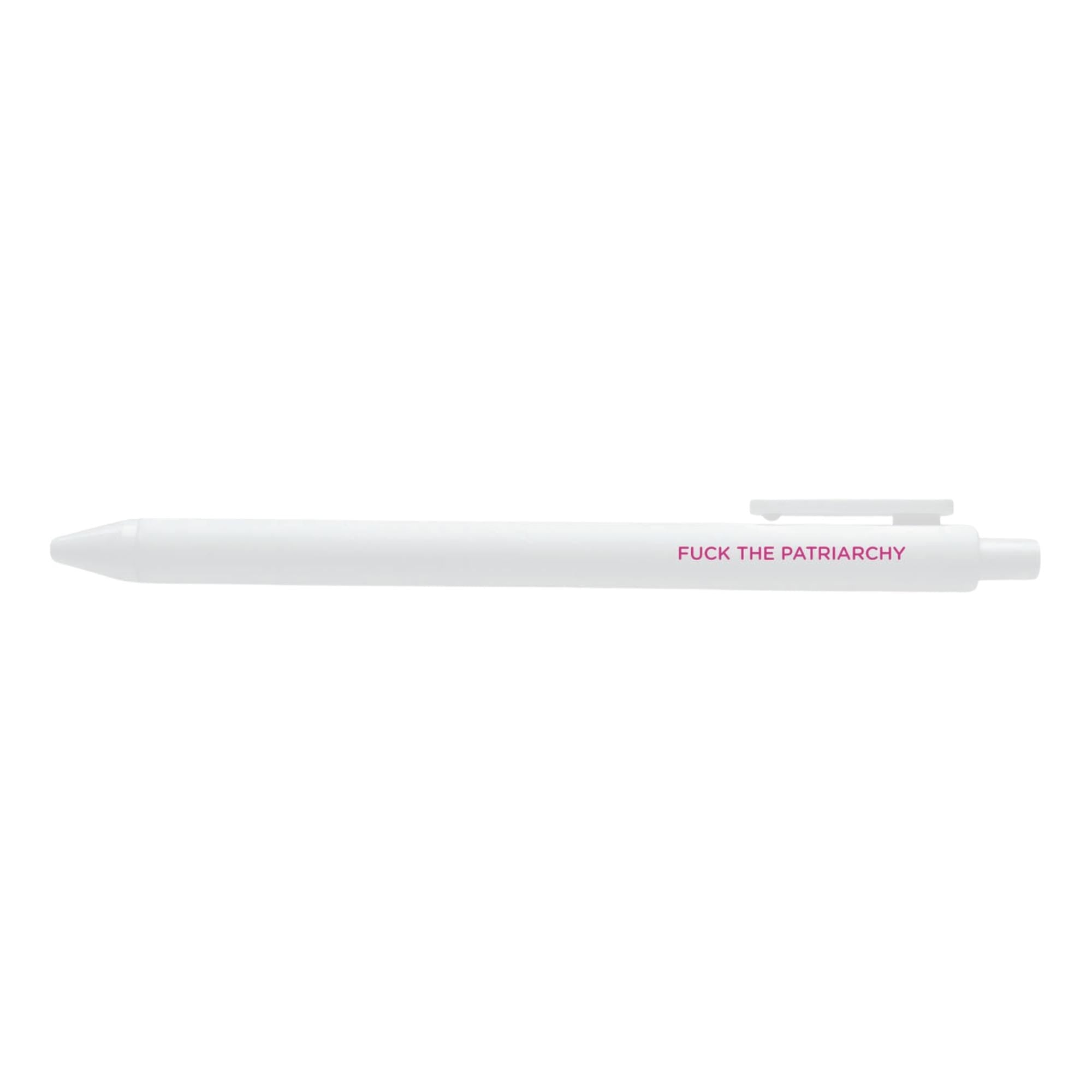 Feminist agenda jotter gel pen set - MangoIllustrated - Pens