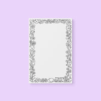 Floral doodles color - in notepad - MangoIllustrated - Notepad