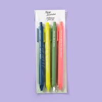 Folkmore jotter gel pen set - MangoIllustrated - Pens