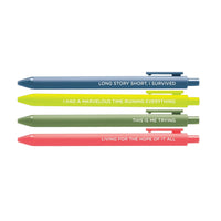 Folkmore jotter gel pen set - MangoIllustrated - Pens