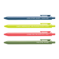 Folkmore jotter gel pen set - MangoIllustrated - Pen Sets
