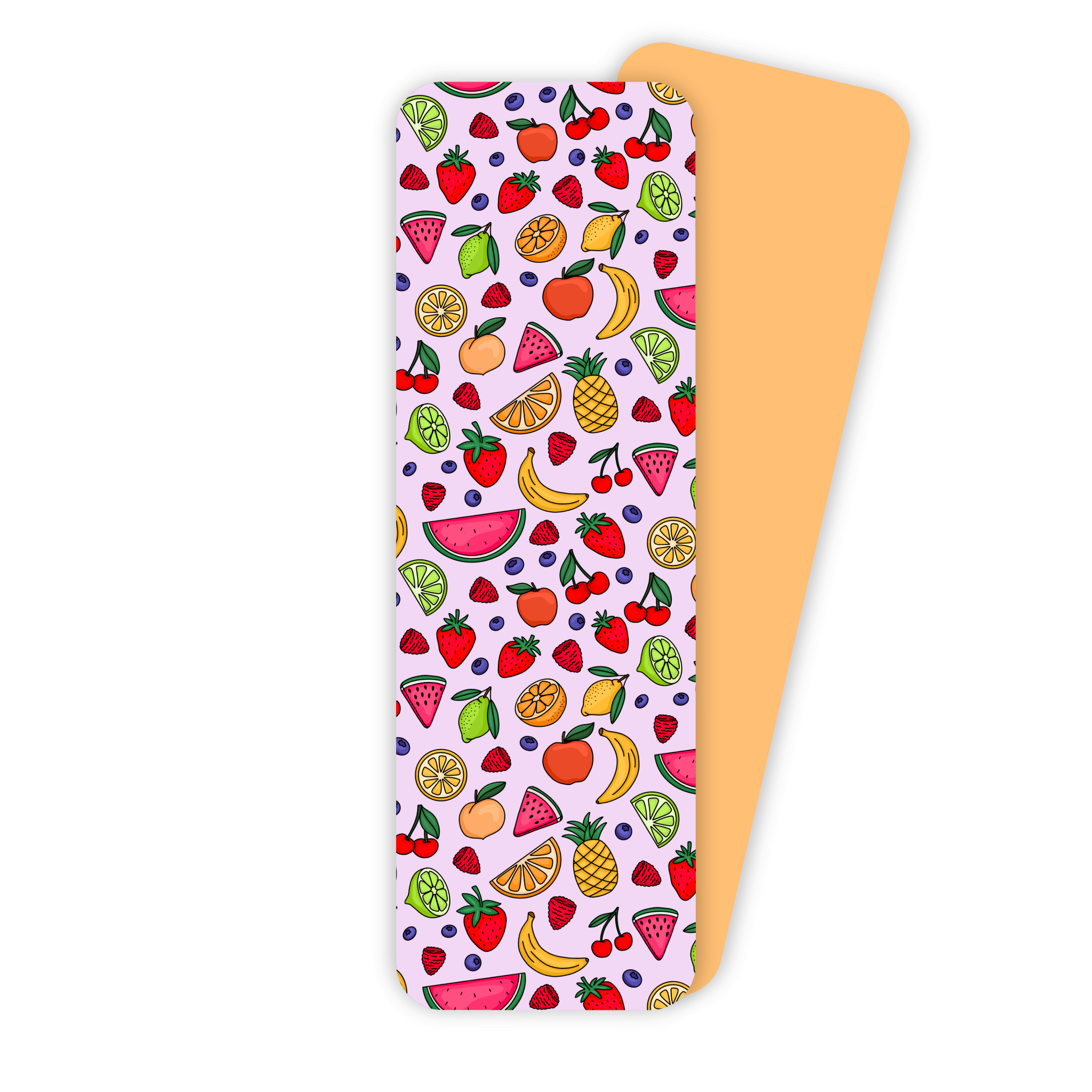 Fruit doodles bookmark