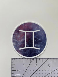 Gemini Galaxy sticker - MangoIllustrated - Sticker