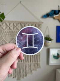 Gemini Galaxy sticker - MangoIllustrated - Sticker