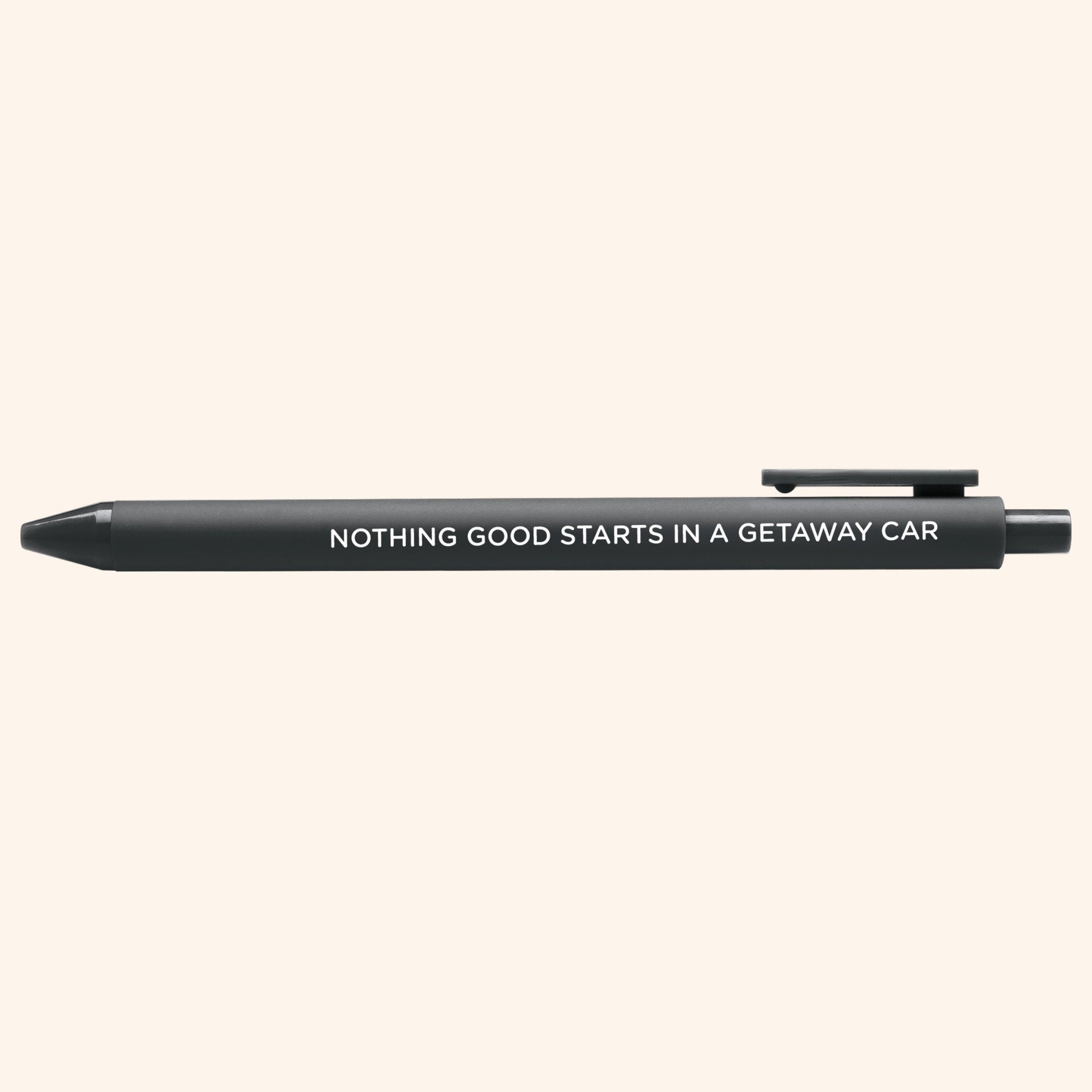 Getaway Car jotter gel pen - MangoIllustrated - Pens