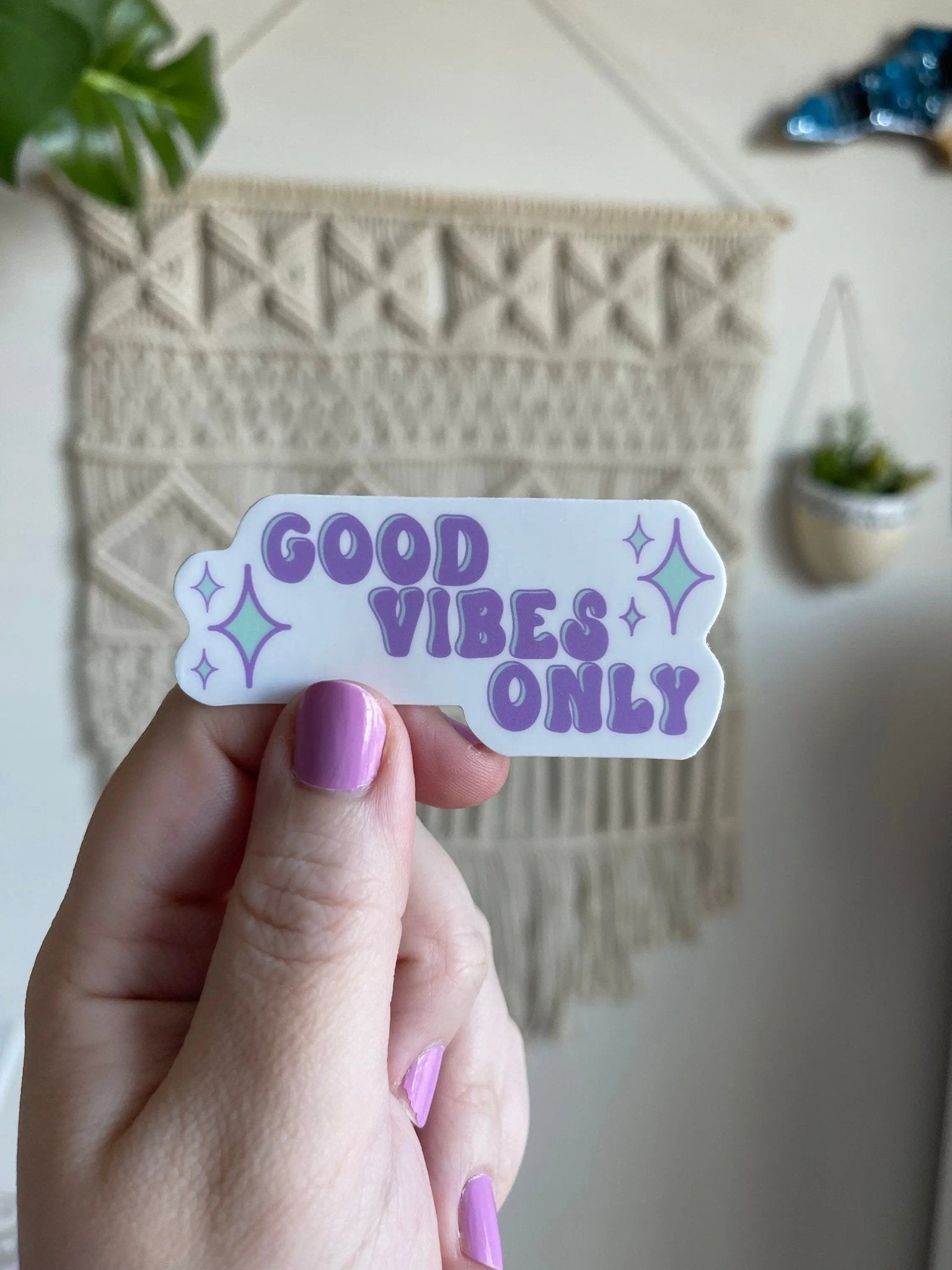 Good Vibes Only sticker - MangoIllustrated - Sticker