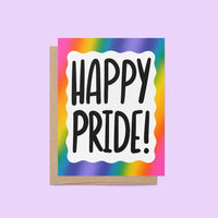 Happy Pride card - MangoIllustrated - Greeting Cards