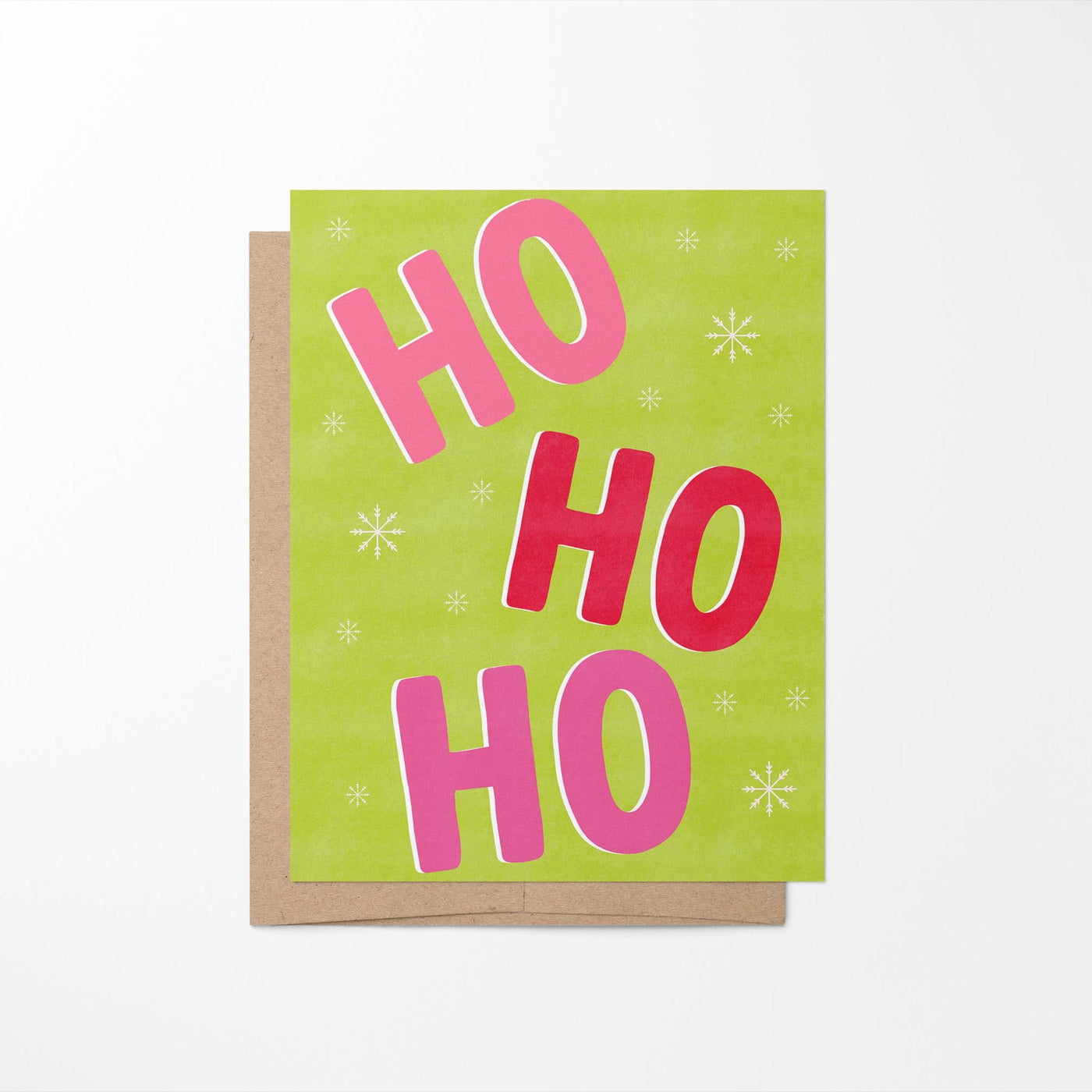 Ho ho ho holiday greeting card - MangoIllustrated - Greeting Cards