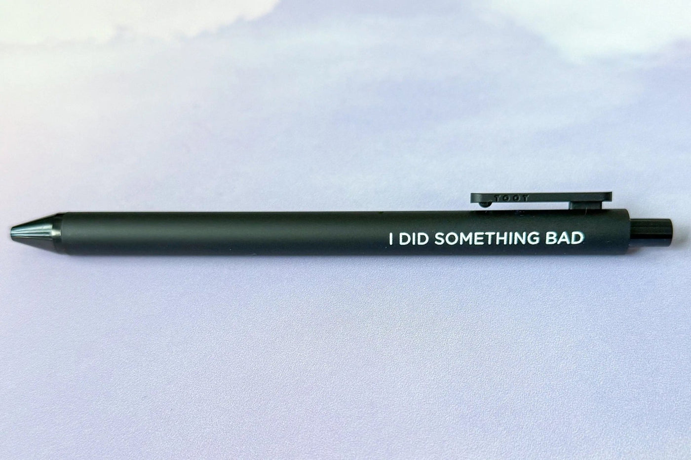 I Did Something Bad jotter gel pen - MangoIllustrated - Pens