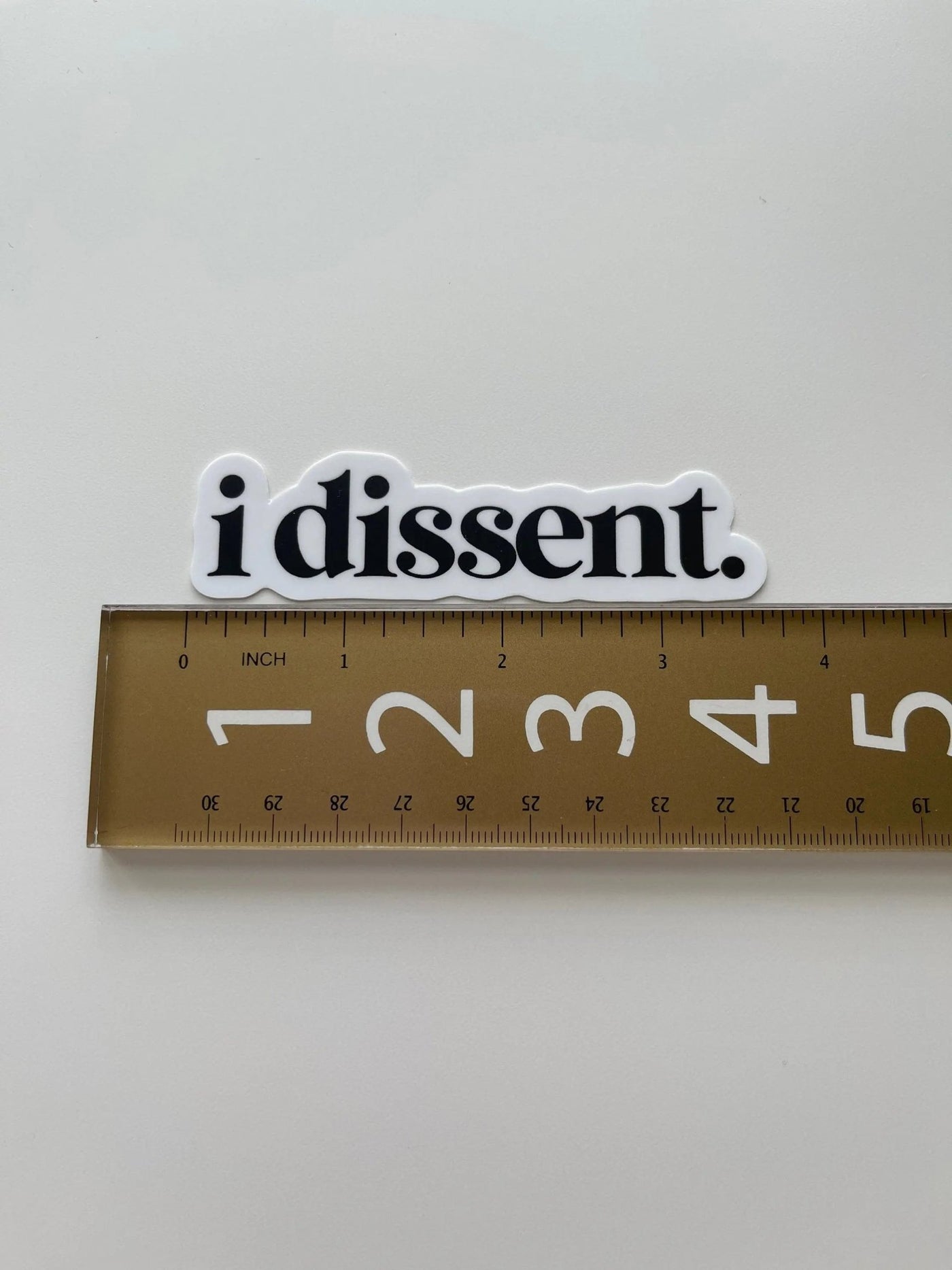 I Dissent sticker - MangoIllustrated - Sticker