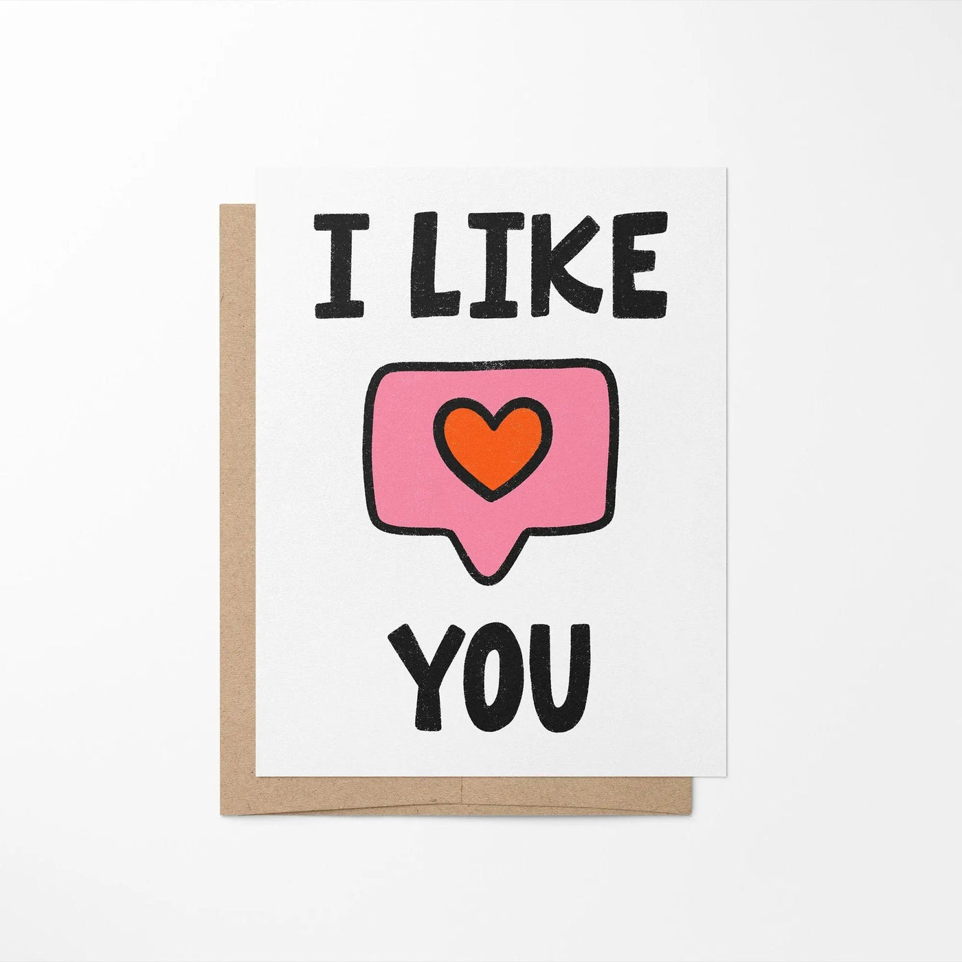 I Like You greeting card - MangoIllustrated - Greeting Cards