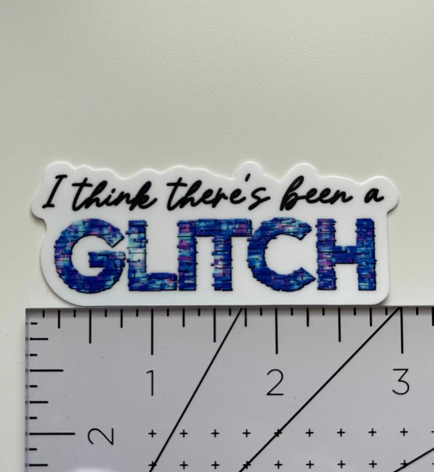 I Think There’s Been a Glitch sticker - MangoIllustrated - Sticker