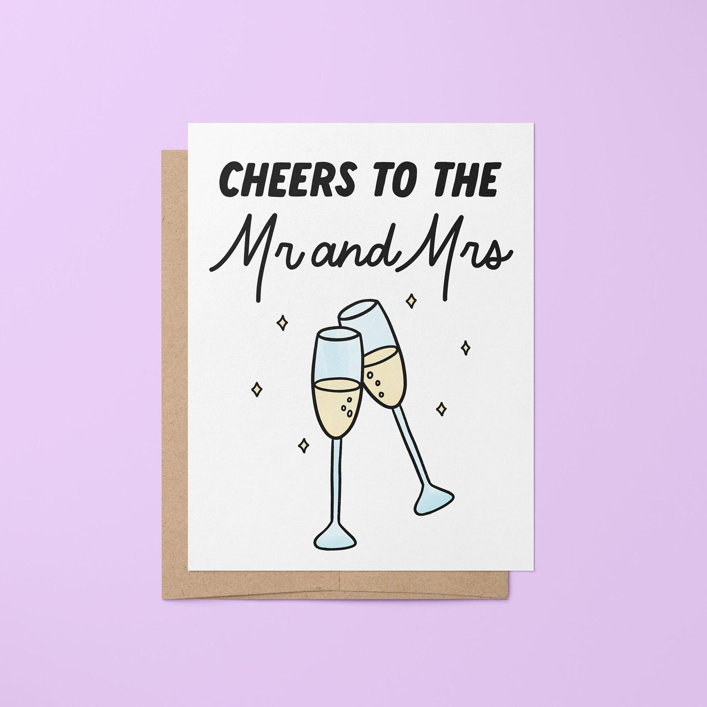 Cheers to the Couple card