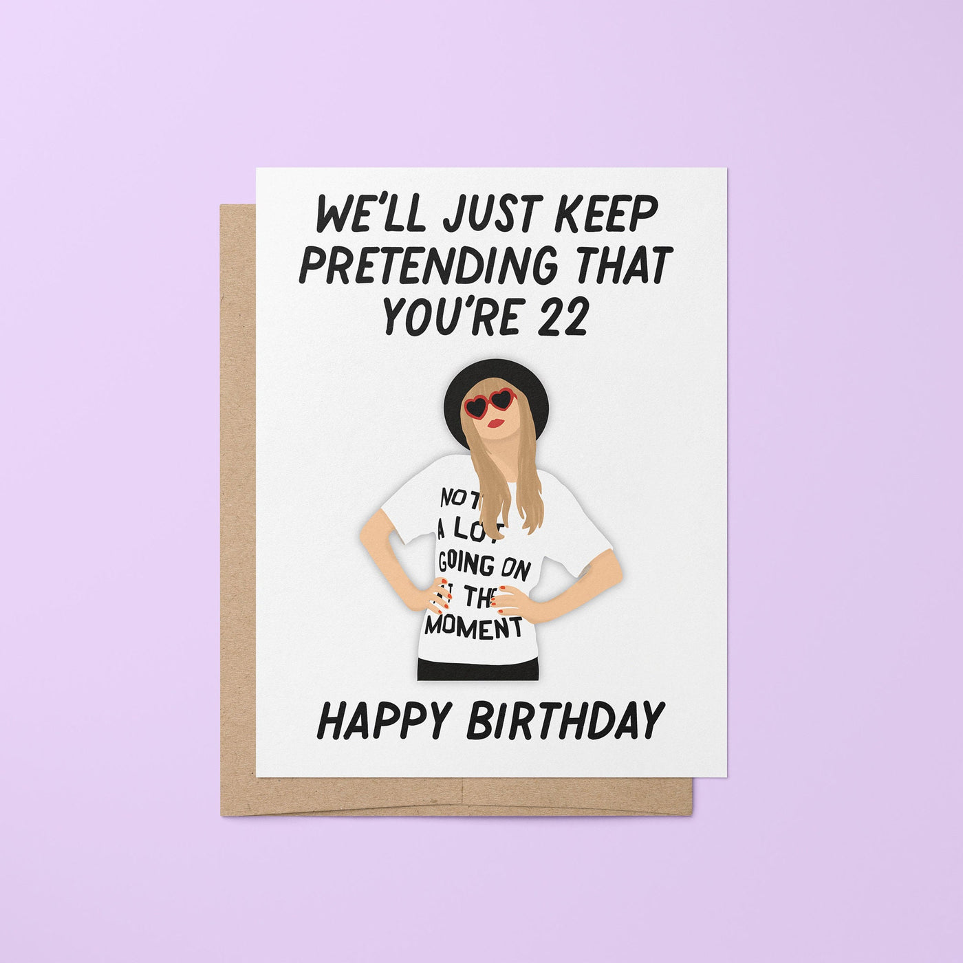 We'll Just Keep Pretending That You're 22 Birthday Card