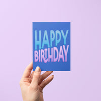 Happy Birthday card