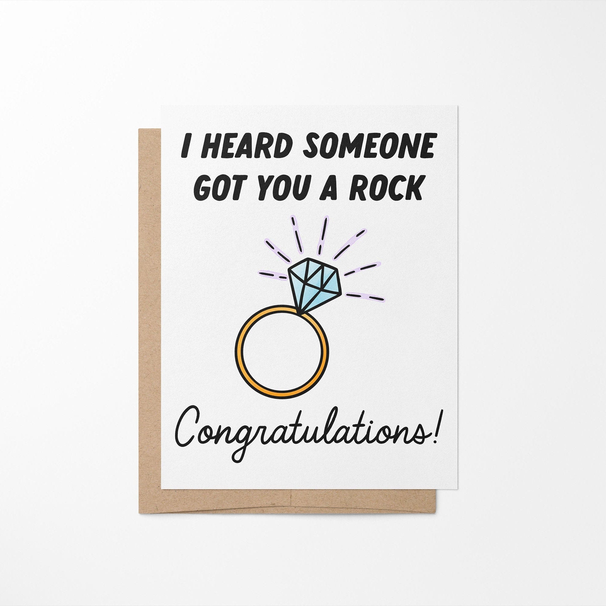 I heard someone got you a rock card