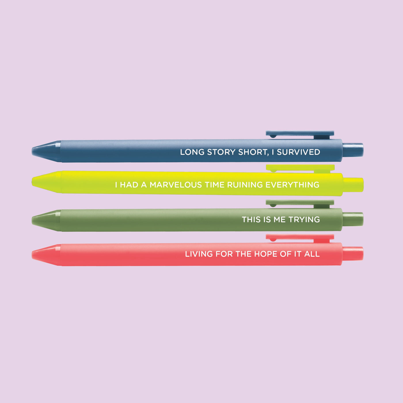 Folkmore jotter gel pen set