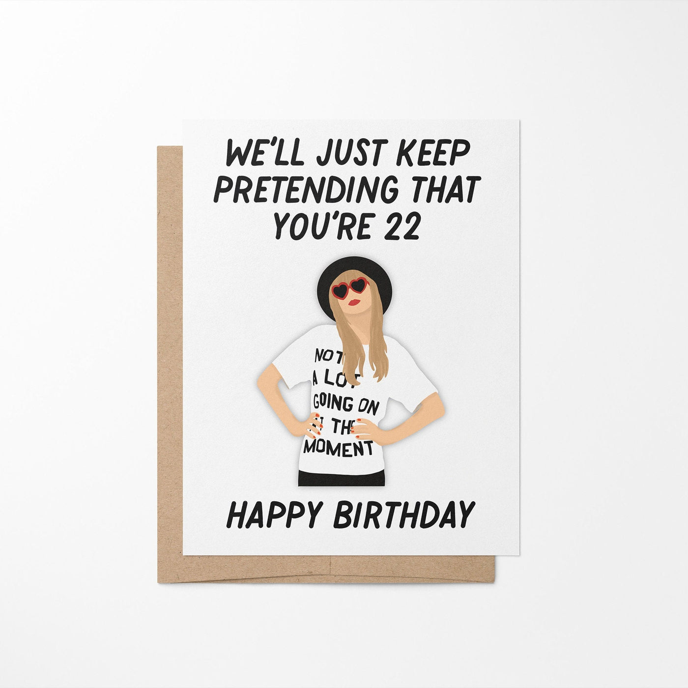 We'll Just Keep Pretending That You're 22 Birthday Card