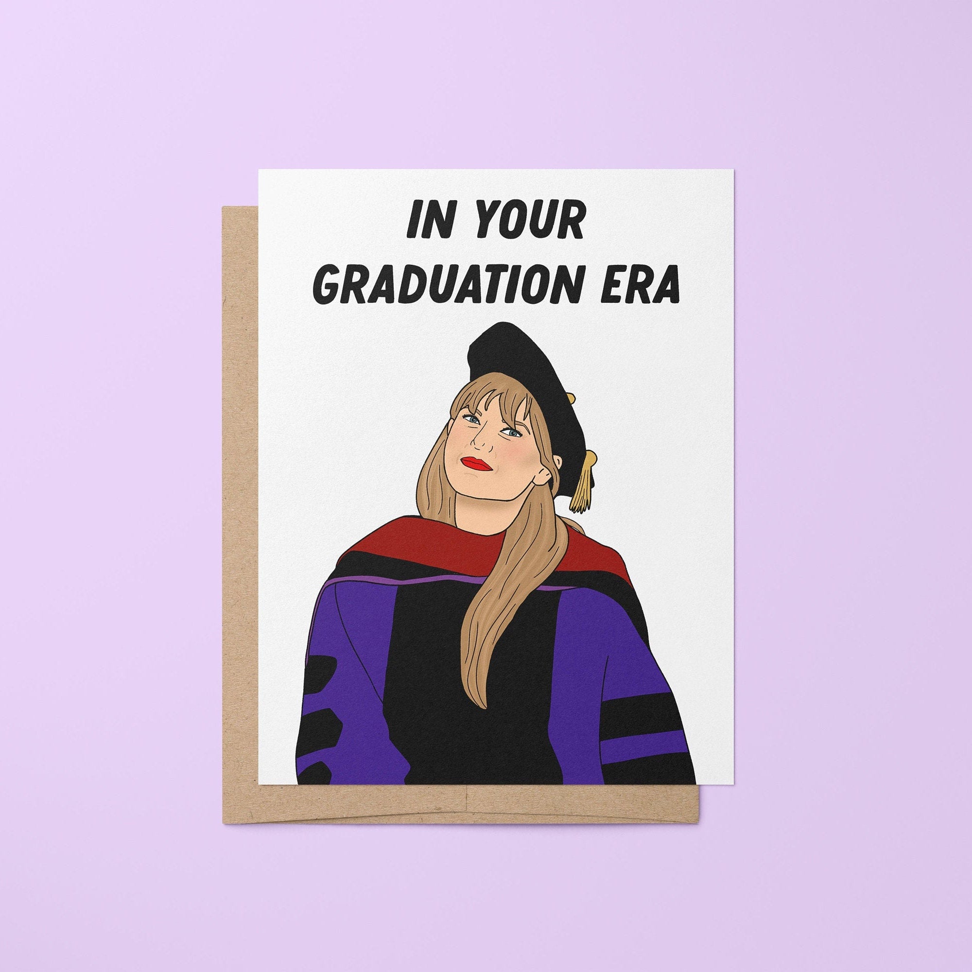 In your graduation era card