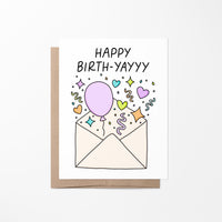 happy birth-yayyy birthday card