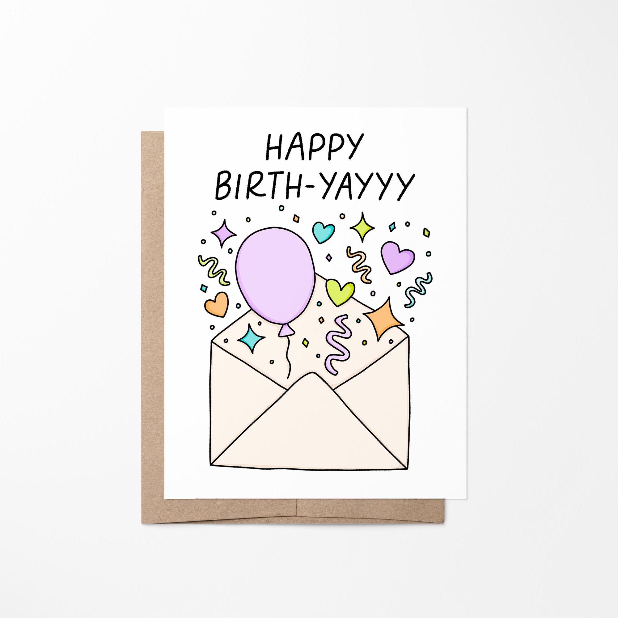 happy birth-yayyy birthday card