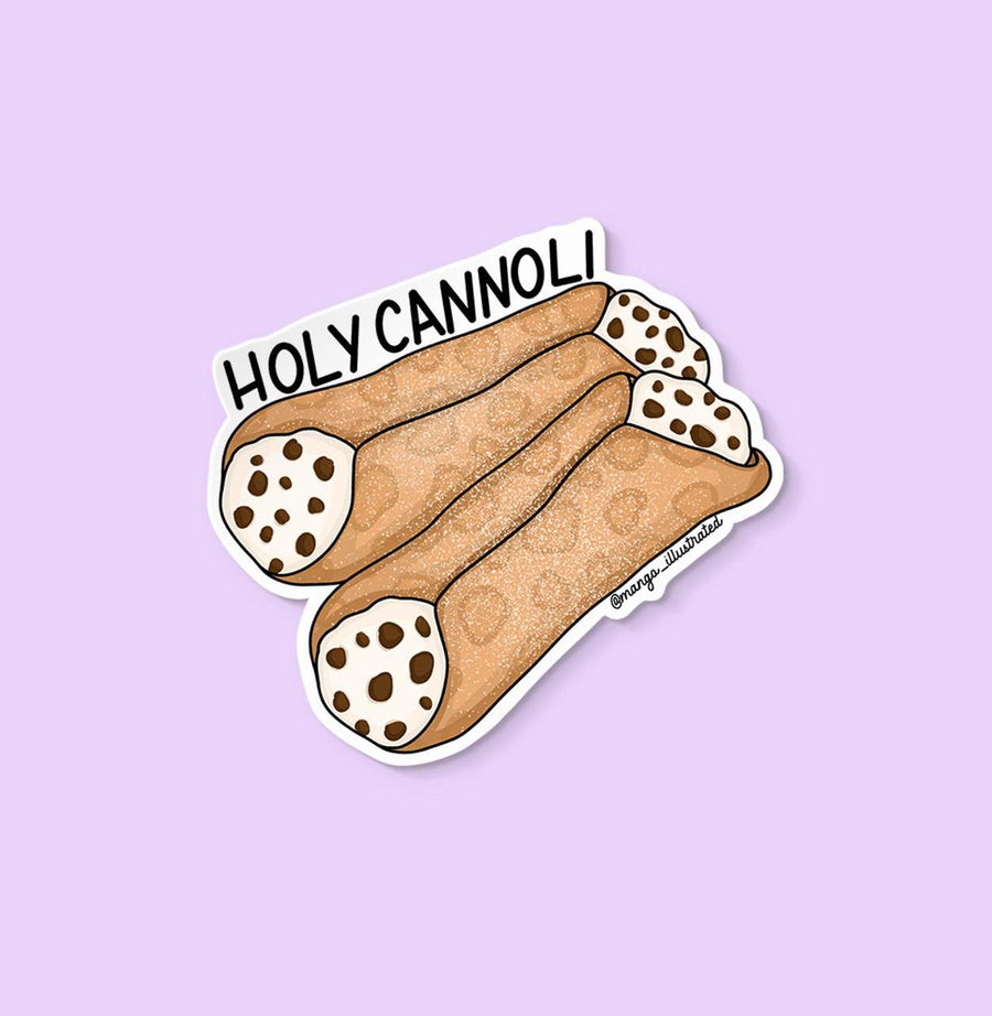 Holy cannoli sticker