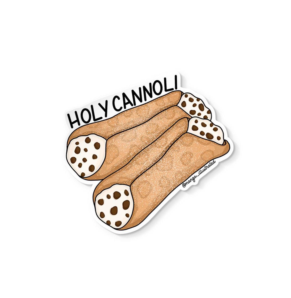 Holy cannoli sticker