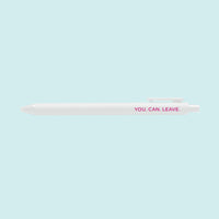 You can leave pen, real housewives pen, RHOSLC pen