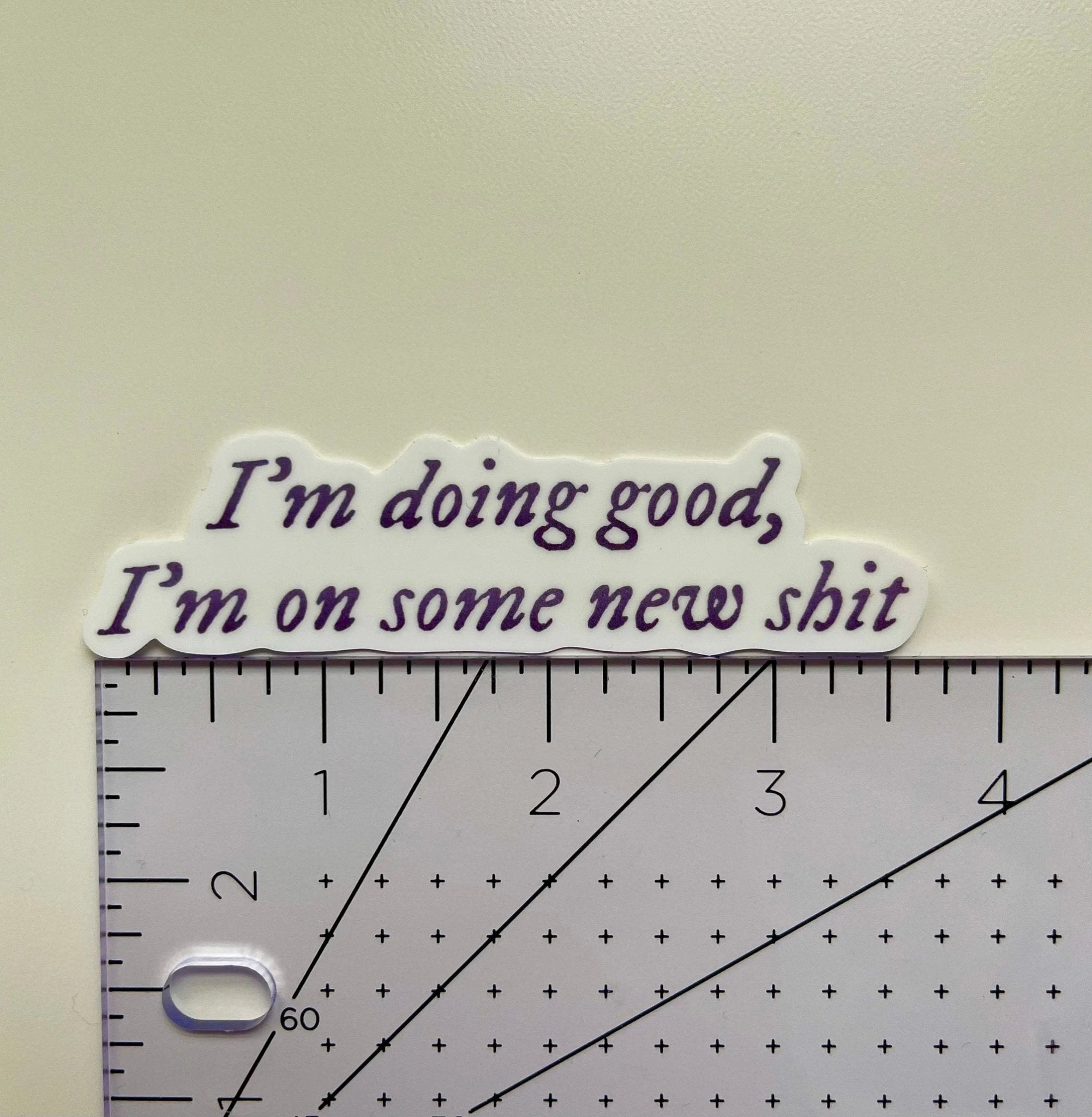 I’m doing good I’m on some new shit sticker - MangoIllustrated - Sticker