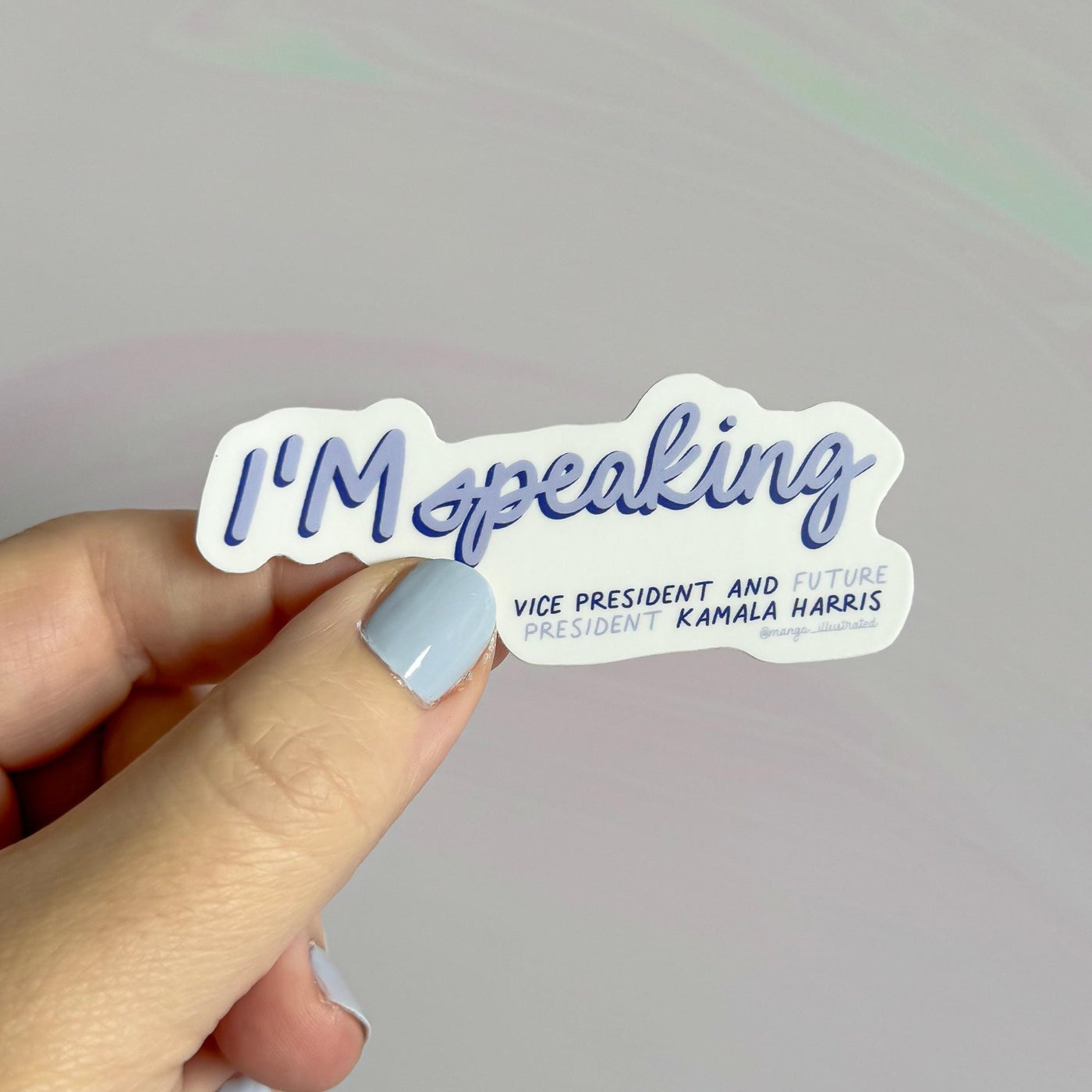 I'm speaking sticker - MangoIllustrated - Sticker