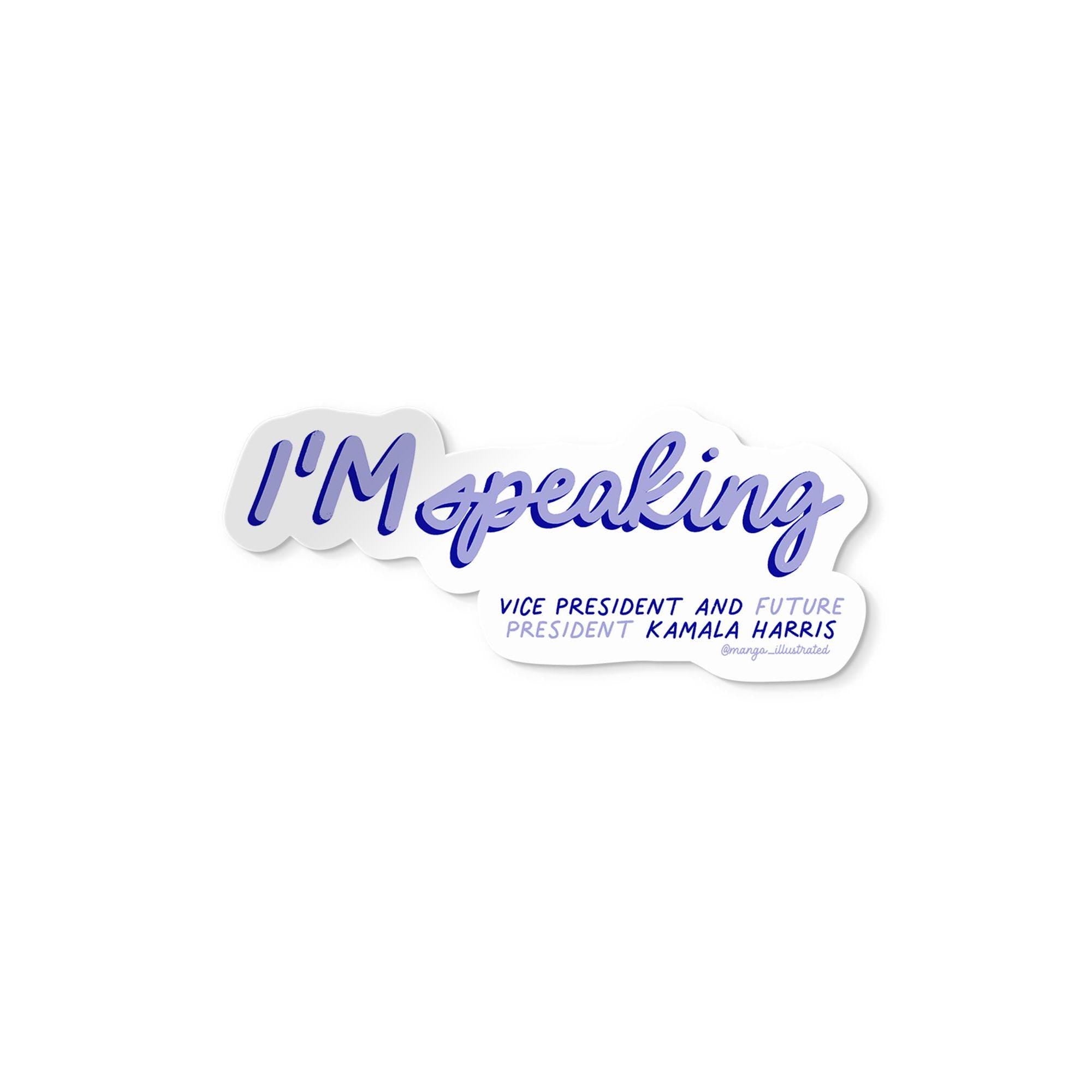 I'm speaking sticker - MangoIllustrated - Sticker