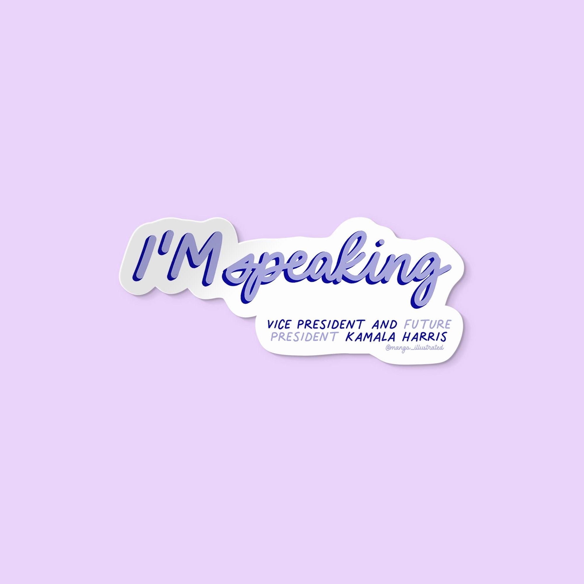 I'm speaking sticker - MangoIllustrated - Sticker