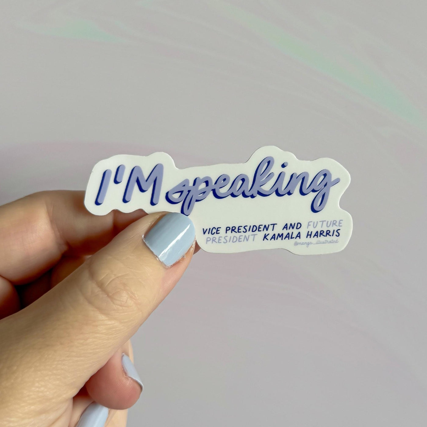 I'm speaking sticker - MangoIllustrated - Sticker