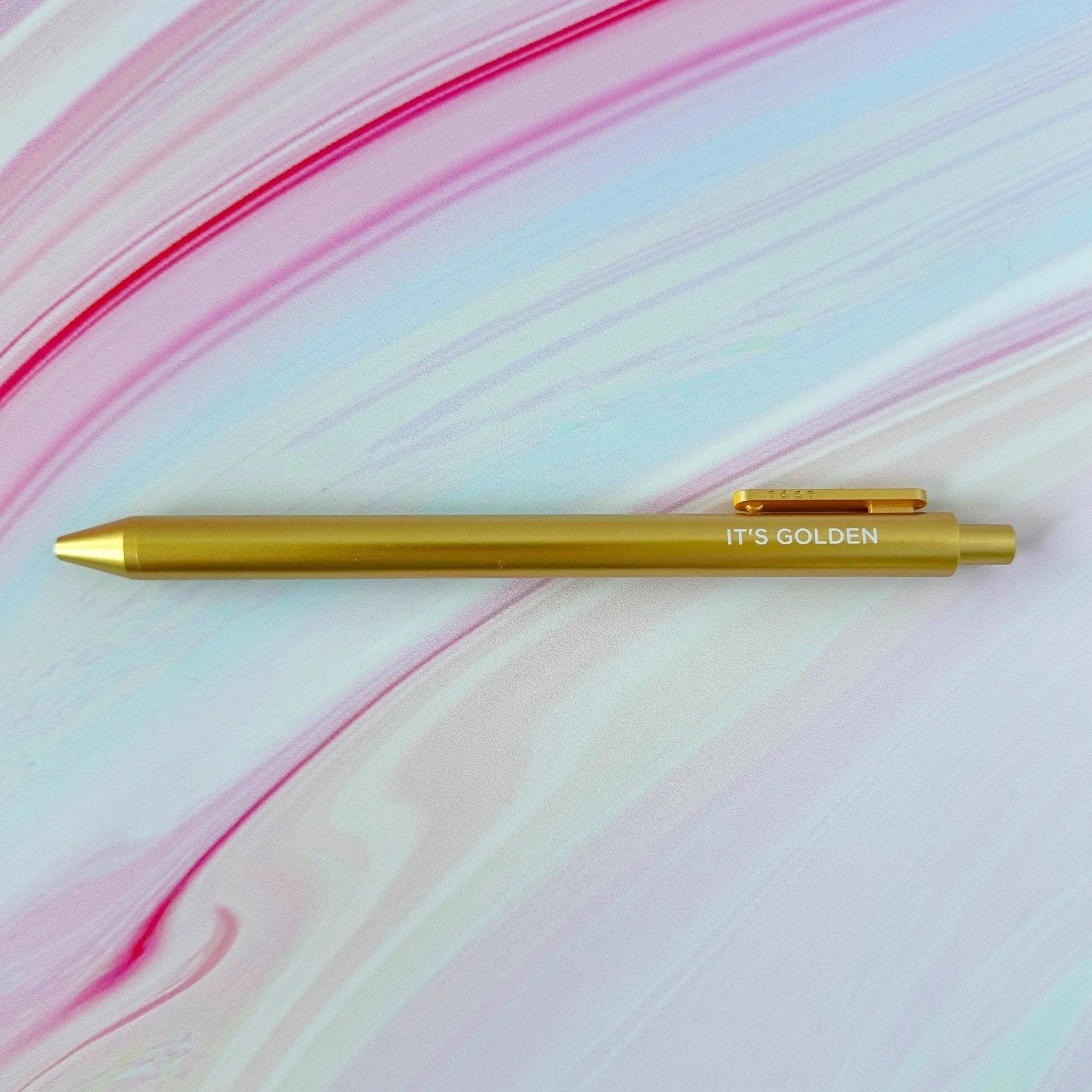 It's Golden jotter gel pen - MangoIllustrated - Pens