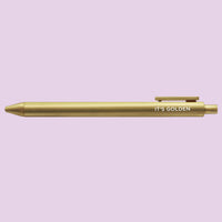 It's Golden jotter gel pen - MangoIllustrated - Pens