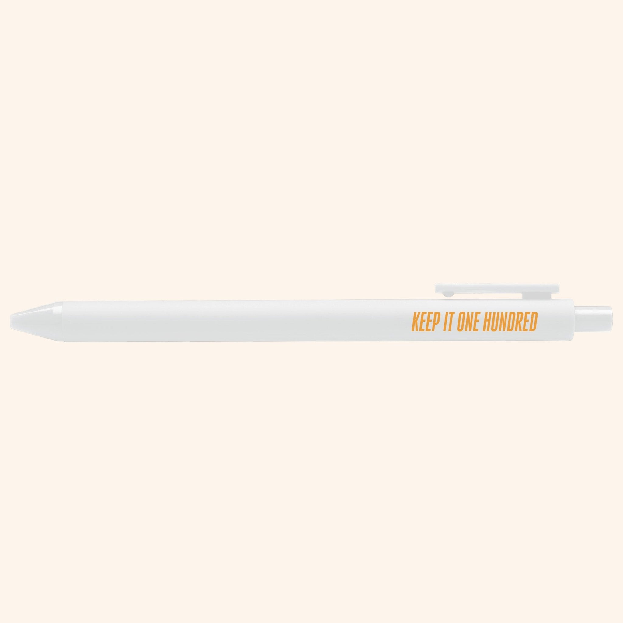 Keep It One Hundred pen - MangoIllustrated - Pens